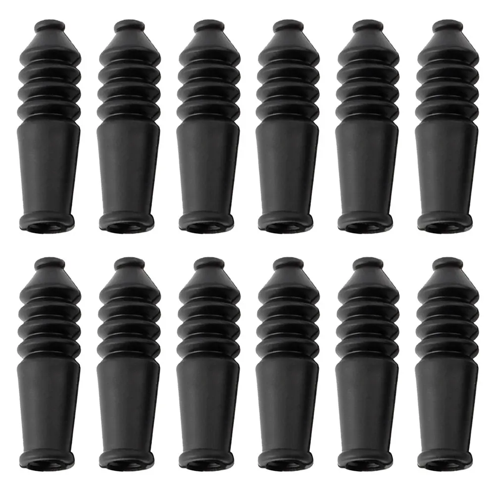 

12pcs Brake Cable Protector Durable Rubber Sleeve For Mountain Folding Bikes Dirt Resistant Line Hose Cover Easy Installation