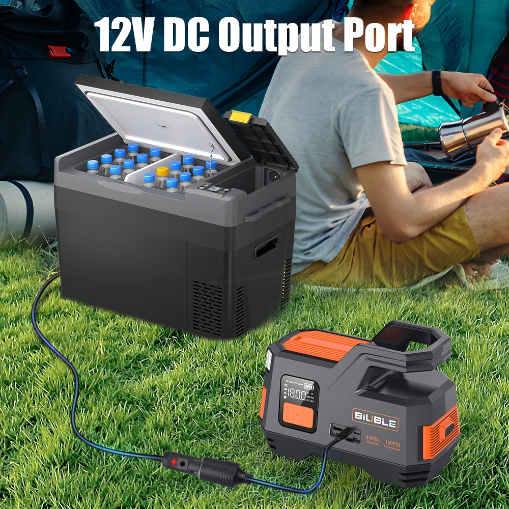 سيارة الانتقال كاتب مضخة هواء 150PSI 26800mAh الذروة الحالية 4250A بطارية السيارة الداعم ضاغط الهواء الإطارات