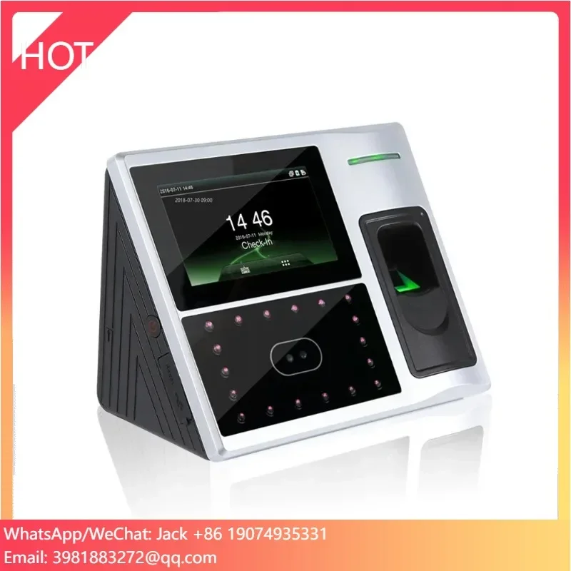 Multi-biometric Facial Recognition with Fingerprint Reader Time & Attendance Access Control Terminal (FA1-H)
