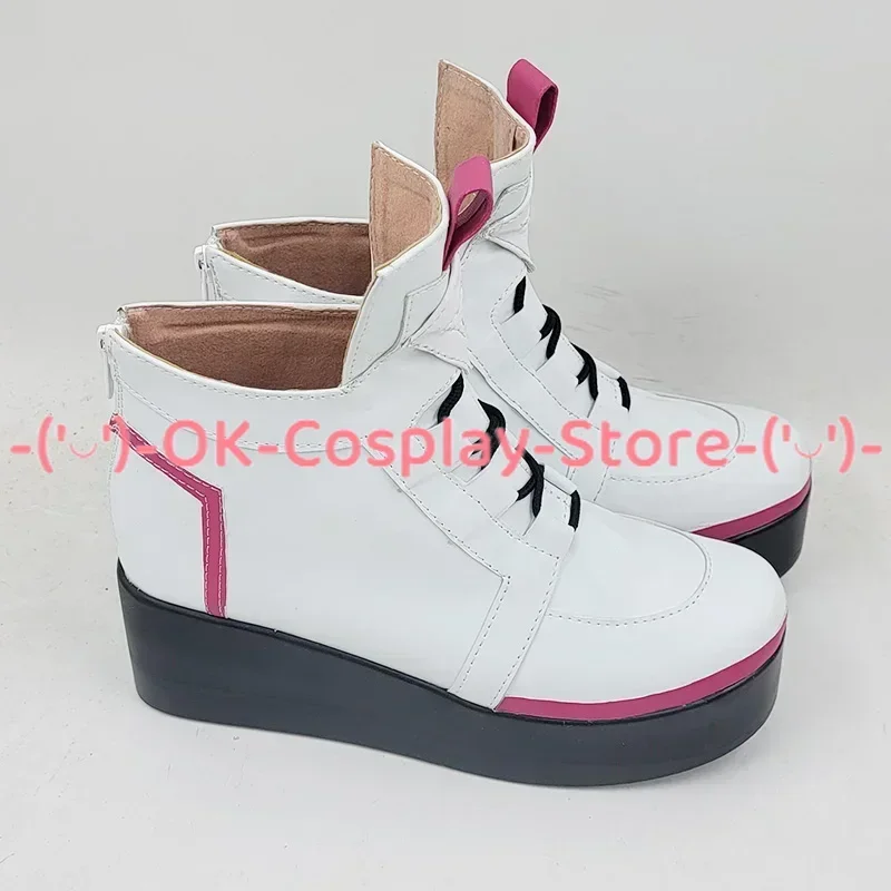 Watarai Hibari Cosplay Schoenen Hot Vtuber Cosplay Laarzen Pu Lederen Schoenen Halloween Carnaval Prop Op Maat Gemaakt