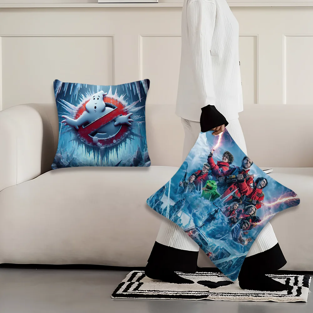 F-Frozen Decoration Room Home Film Sofa G-Ghostbusters living Office Car Nordic Simplicity Pillow Cover