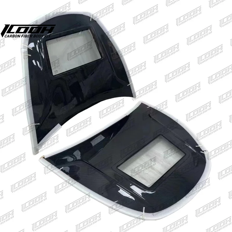 ICOOH Racing Carbon Fiber Fibre Body Kit Front Engine Hood Bonnet for Model3 2017-2019