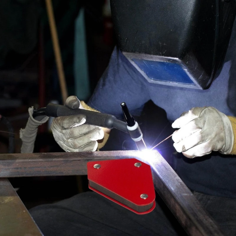 4 Bộ định vị hàn từ tính Giá đỡ góc hàn từ Kẹp hàn từ tính cho mối hàn ổn định và chính xác