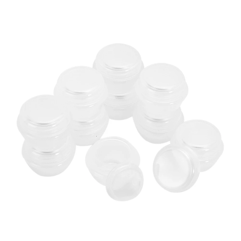 

10pcs Empty Cream Bottles Mushroom Shaped Containers Sealed Solid Durable Travel Lotion Jars Makeup Storage Solutions
