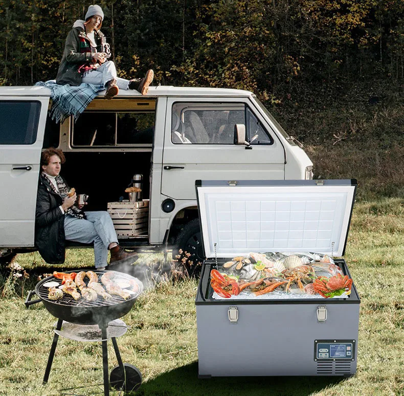 

Hot 115L Car Freezer Compressor Rapid Can Be Frozen Car Refrigerator 12V24V Small Refrigerator Refrigeration Freezing