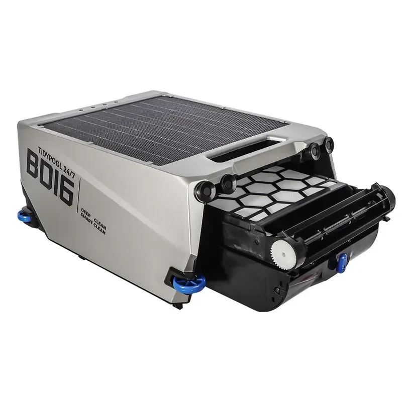 STROVAN Pool Skimmer Robot Solar Powered Automatic Surface Cleaner Debris Collector Inground Pool OEM