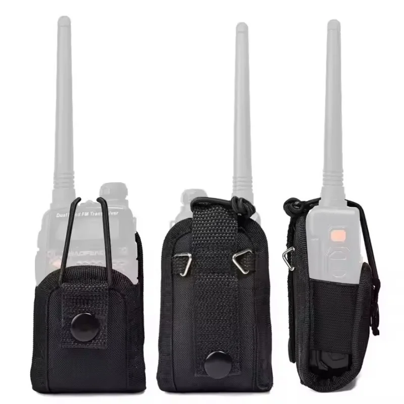 S5A ระบบ Molle เข็มขัด Pack สําหรับวิทยุกระเป๋าสําหรับ Walkie Talkie ใช้งานร่วมกับ Baofeng สําหรับ Talkabout Intercom