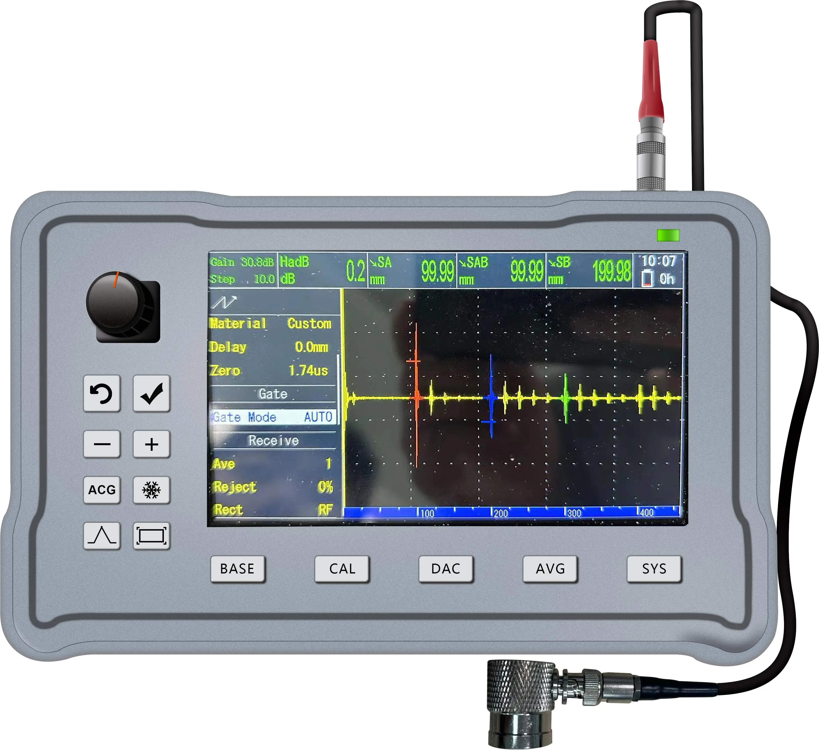 High Precision Ultrasonic Flaw Detector  Metal Steel Pipe Welding Seam Casting Internal Defects Gas Hole Flaw Detector