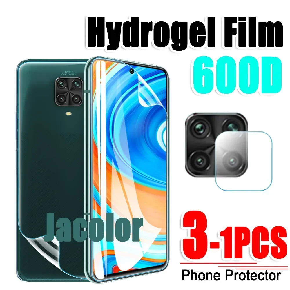 

1-3PCS Hydrogel Film For Xiaomi Redmi Note 9S 9 Pro Max 9Pro ProMax Camera Lens Xiomi Xiaomy For Note9 Note9s Screen Protector