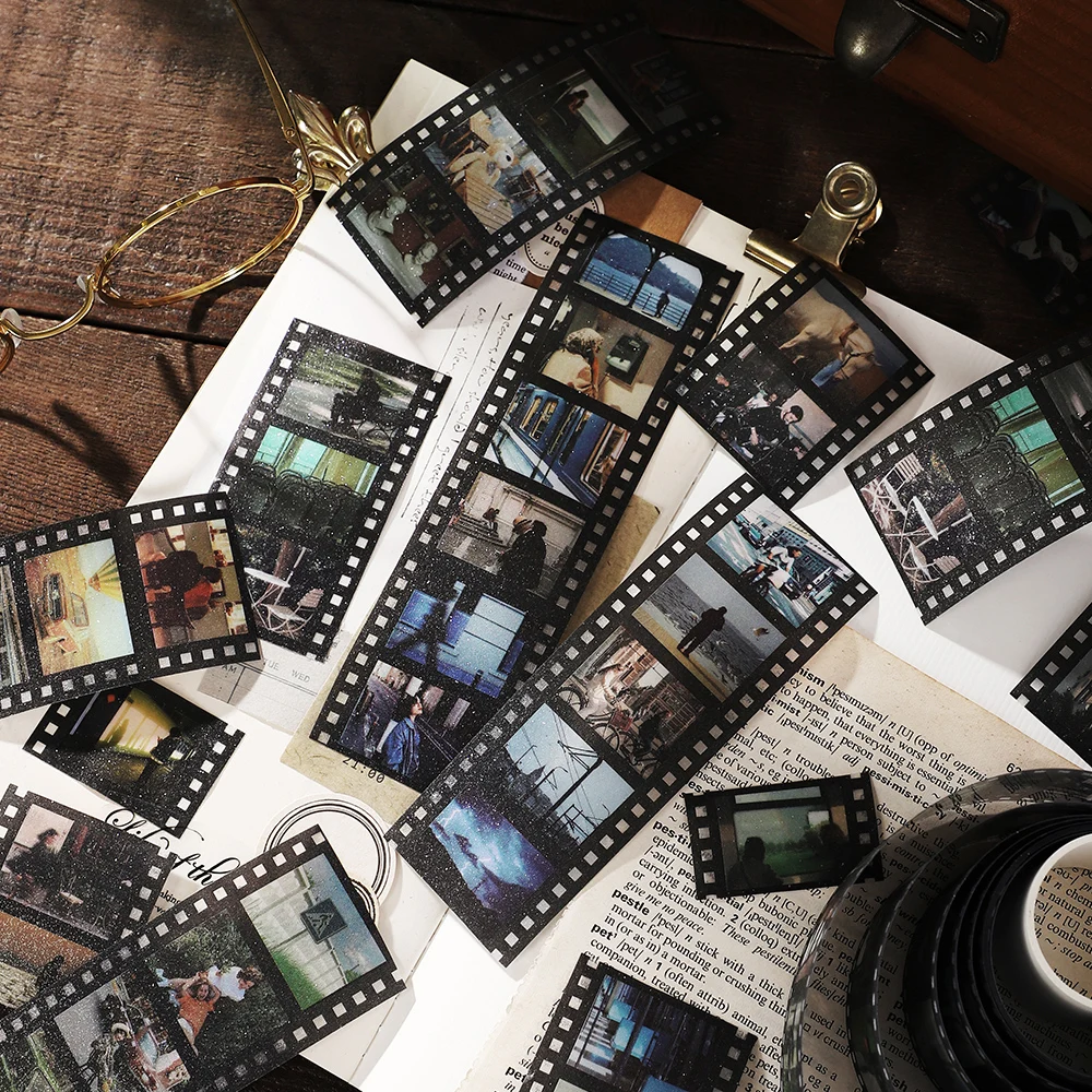 8packs/LOT Memory film series cute lovely retro decorative PET tape