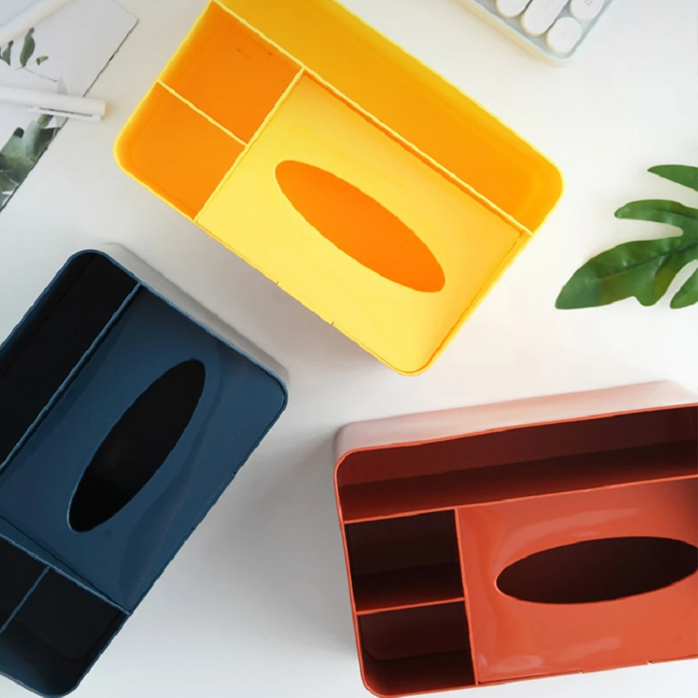 

Convenient Tissue Storage Box Pull Paper Safe Practical Fit For Home Office Hotel Room Desktop Paper Container Simple Fashion
