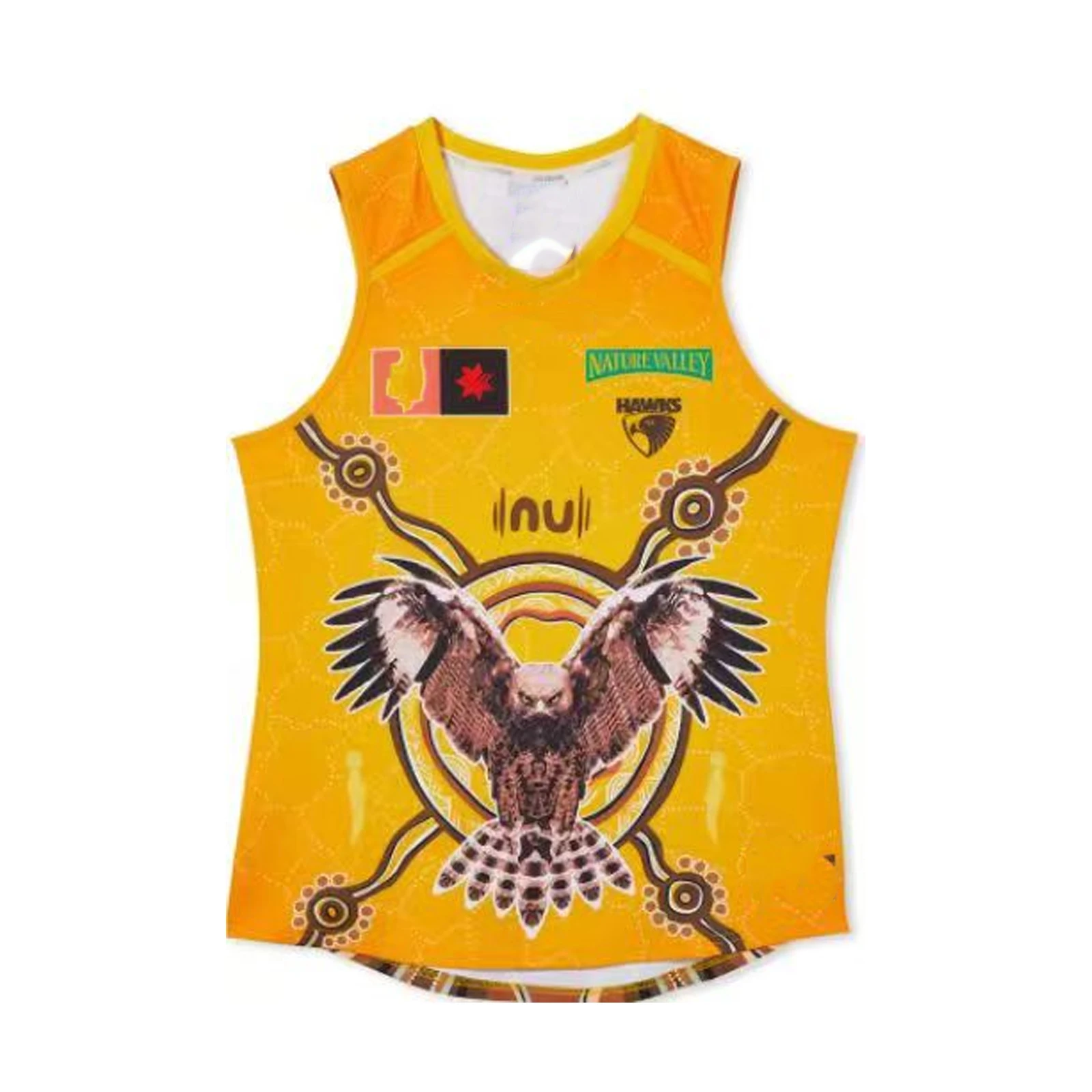 Hawthorn Authentic WIL S9 Indigenous Mens Guernsey Customize