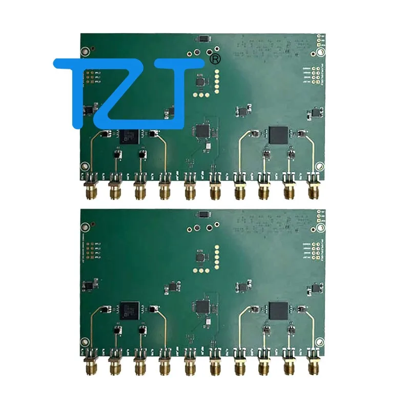 TZT 2 قطعة HAMGEEK FMCOMMS5 70 ميجا هرتز-6 جيجا هرتز AD9361 لوحات SDR برنامج محدد راديو 4TX 4RX ث/واجهة LVDS
