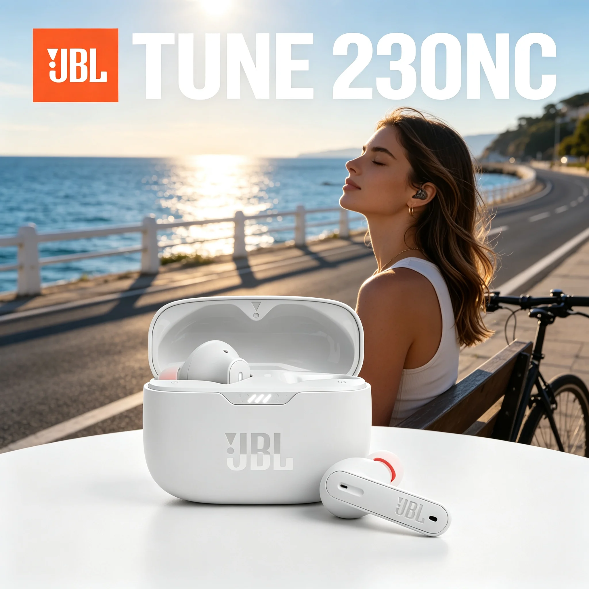 JBL Tune 230NC ANC In Ear Headphones, Touch Control, Sweatproof, Clear Calls for online video chat and remote work
