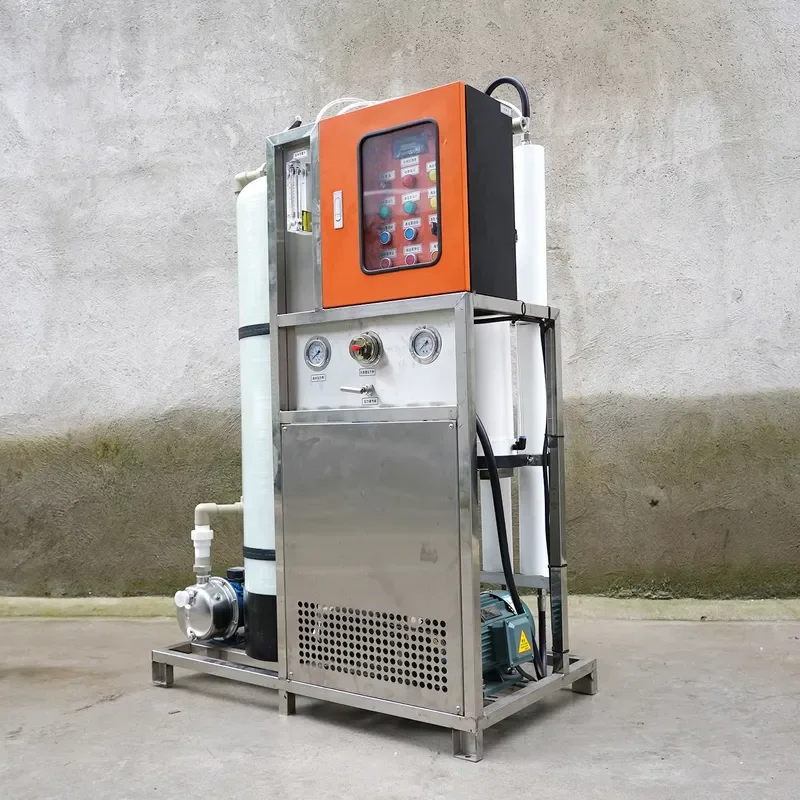 200L Seawater Desalination Equipment - Portable Automatic Rinse for Brackish Water Desalination Reverse Osmosis