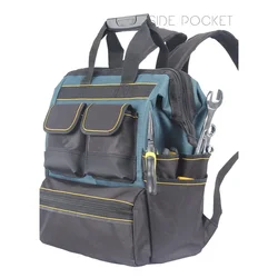 Grande capacidade Travel Shoulder Tool Backpack, Oxford Cloth, Eletricista Elevador Repair Belt, Hardware Tool Storage