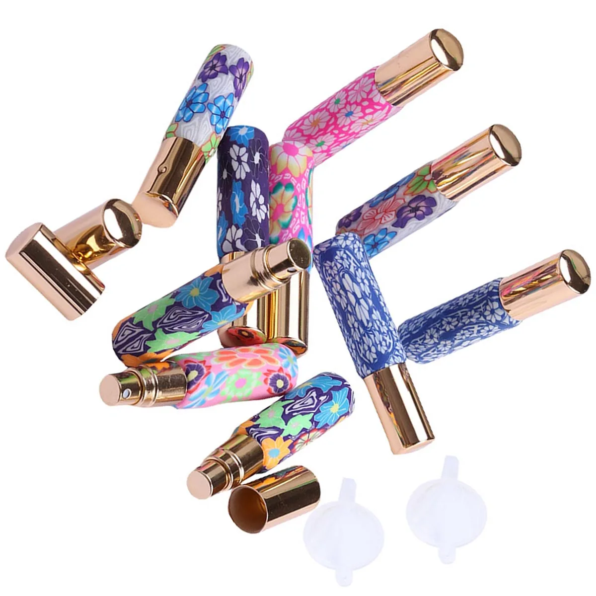 

Empty Spray Leakproof Refillable Fine Mist Diffuser Colorful Mini Funnel Included Random Color Durable Premium Glass