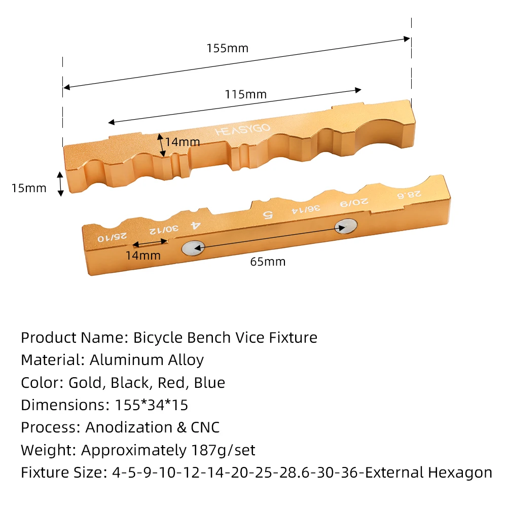 دراجة سبائك الألومنيوم مقاعد البدلاء المشبك تركيبات لأجزاء الدراجة 4-5-9-10-12-14-20-25-28.6-30-36-مسدس خارجي #3
