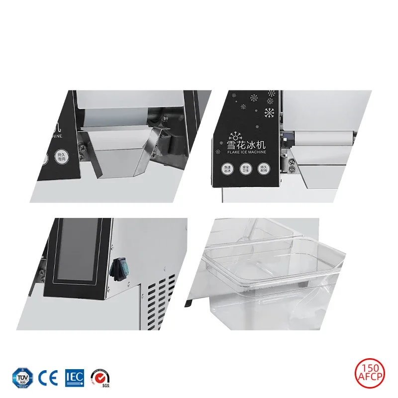 Льдогенератор со снежинками, коммерческая машина для производства молочного чая, льдогенератор со снежным мороженым, машины для замораживания, бытовая техника