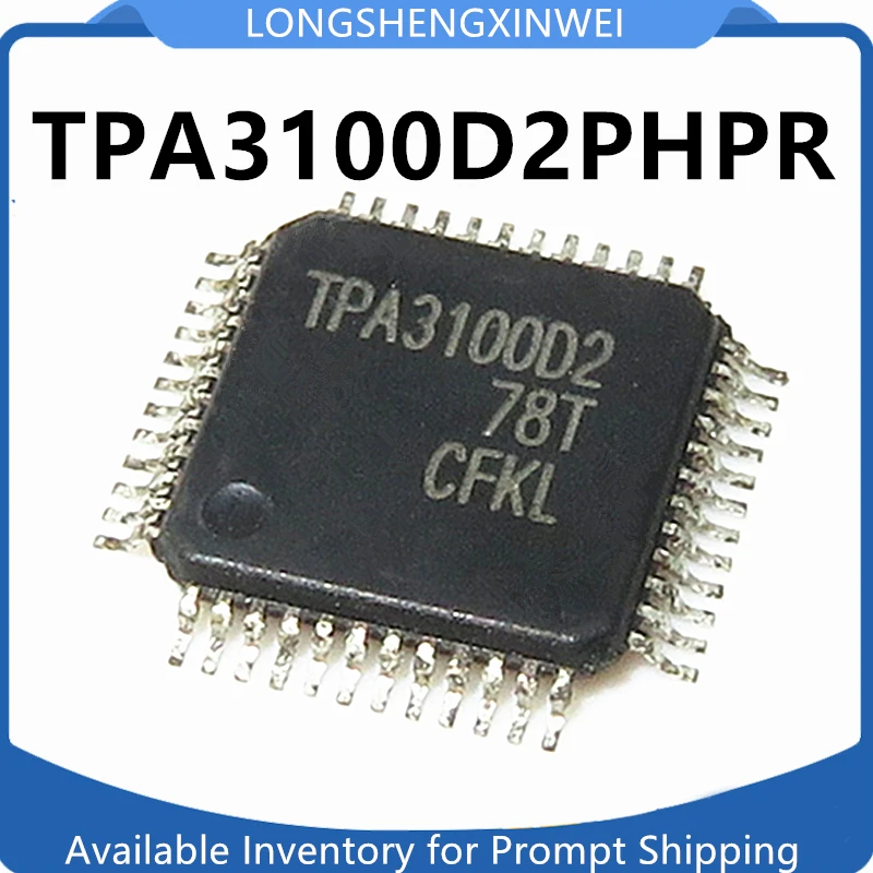 1PCS TPA3100D2 TPA3100D2PHPR  Audio Power Amplifier TQFP-48 New Original