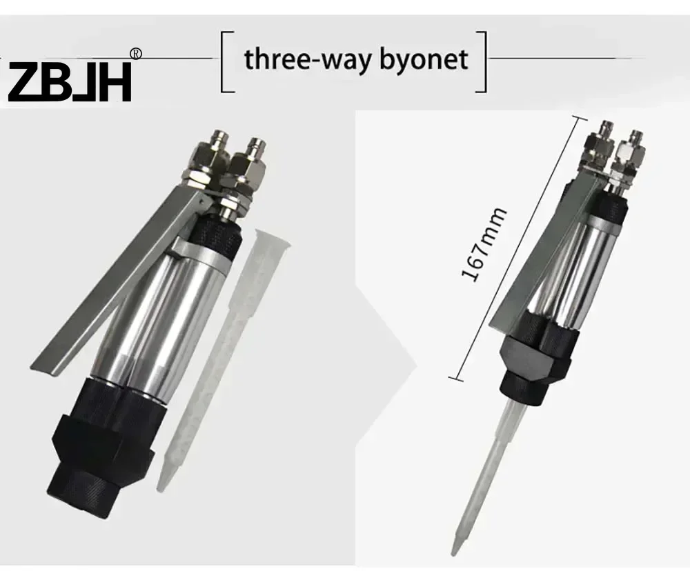 Handsteuerung Doppelflüssigkeitsklebepistole AB manuelles Klebeventil Abgabeventil