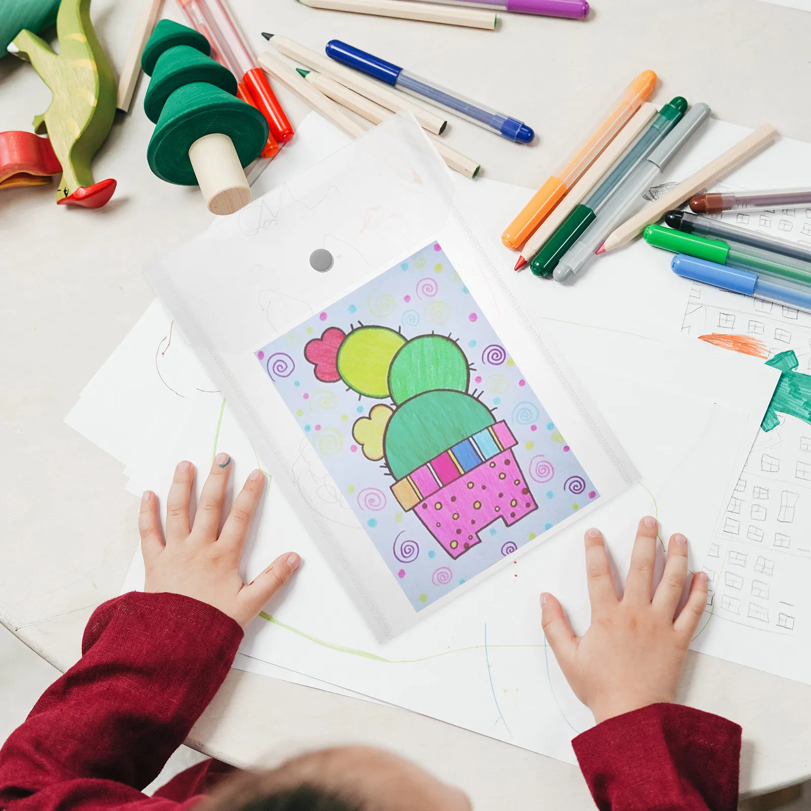 

30 шт. прозрачных папок формата А5 с гладкими закругленными углами, пластиковые пакеты для хранения документов для офиса, учебы, счетов, билетов, квитанций