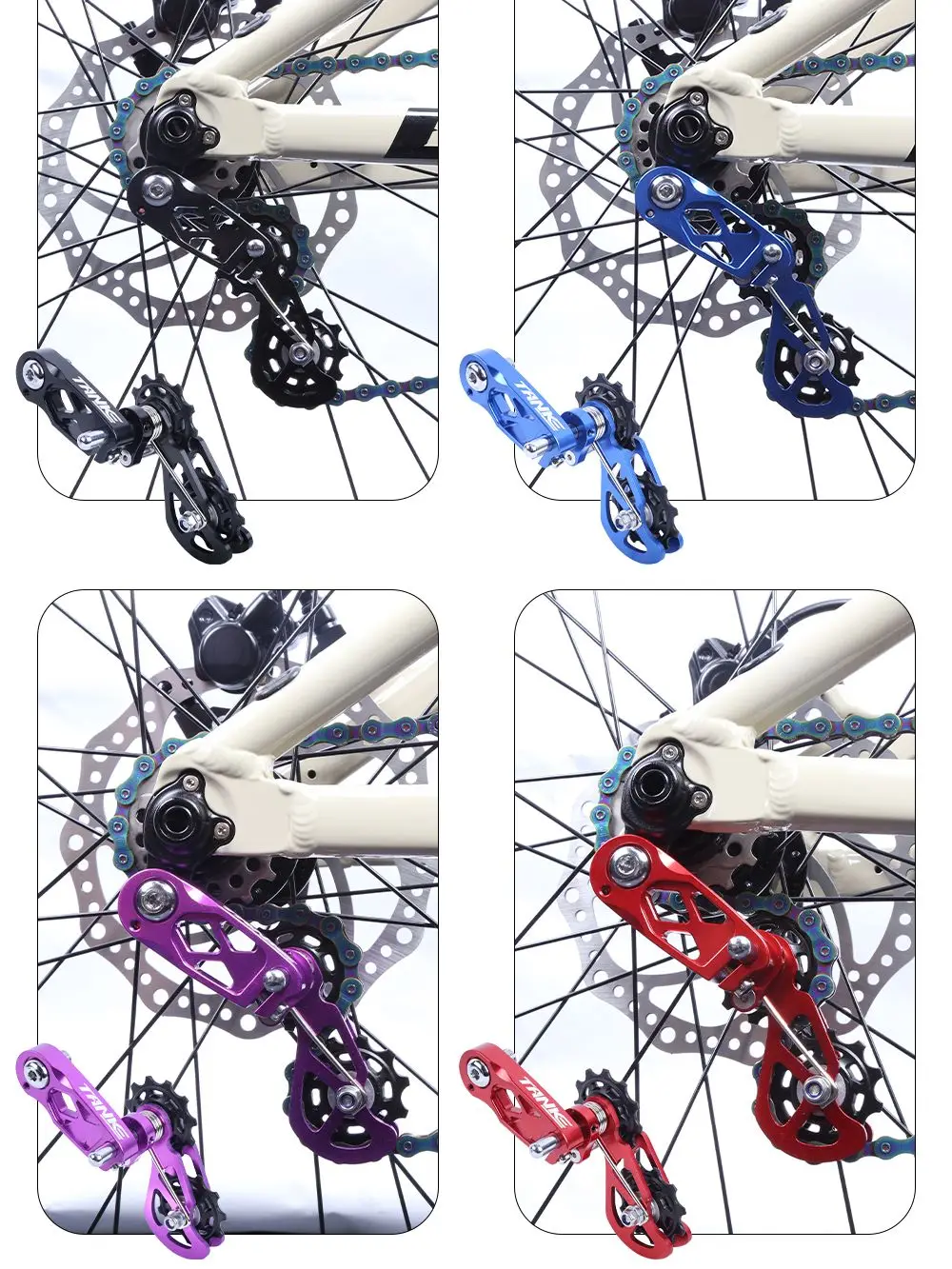 AliExpress TANKE MTB Dirt Jump Single Speed Mountain Bike Chain Tensioner XC DJ AM DH Chain Guide Bicycle