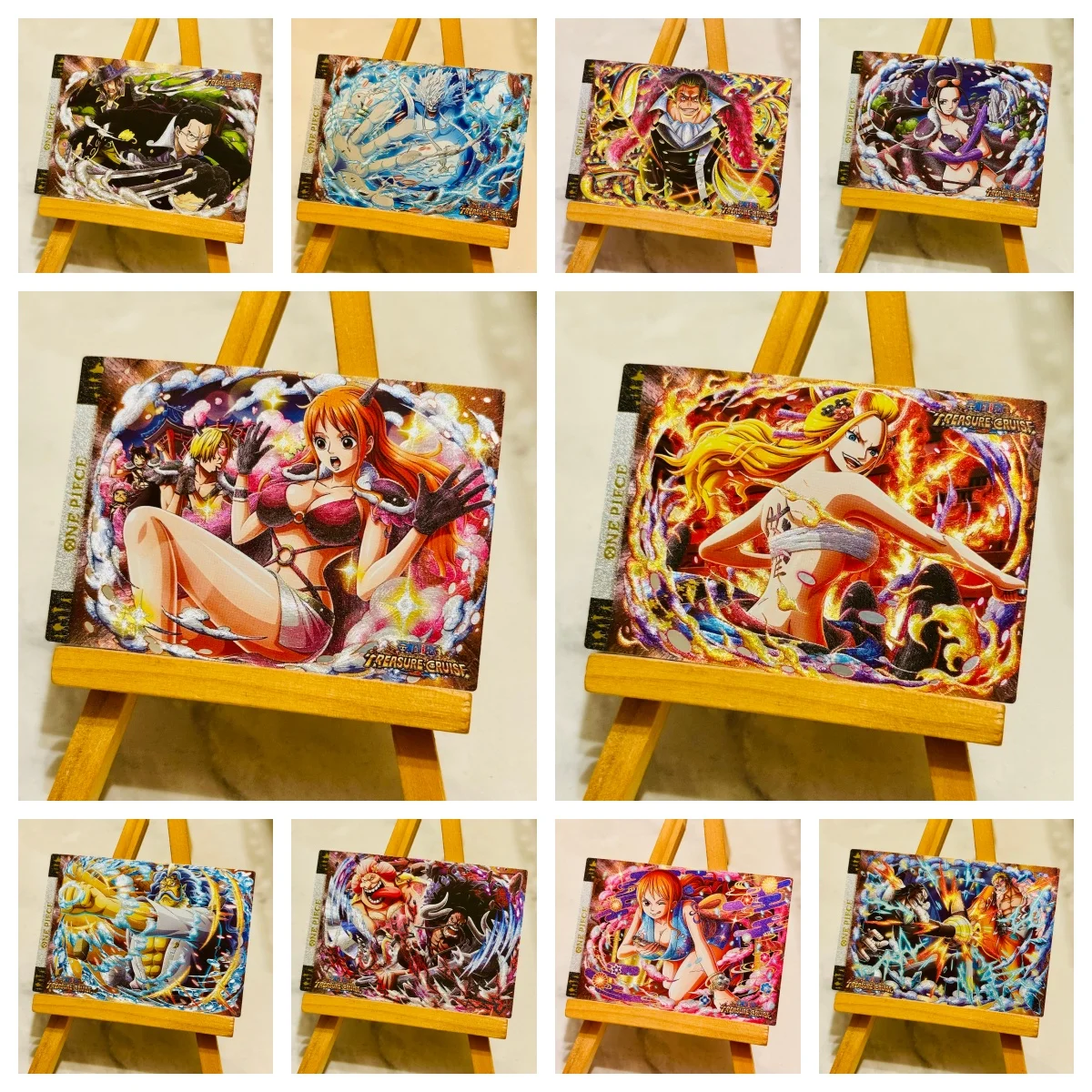 

Diy One Piece самодельные карты ослепительные легкие щелчки грубая игрушка аниме Opcg игрушка в подарок мультфильм обезьяна D Луффи