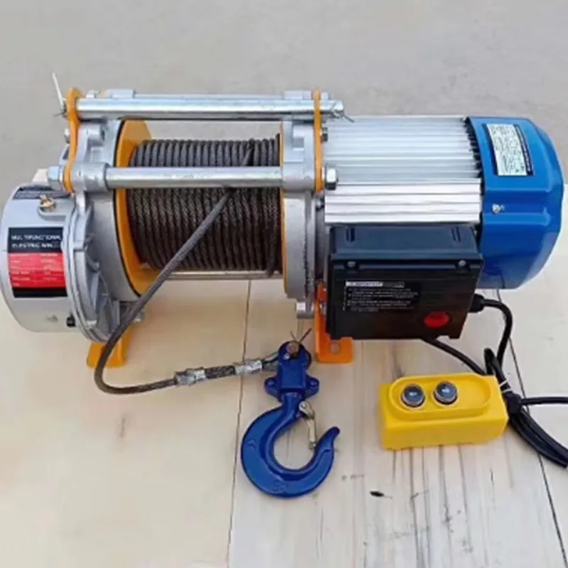 رافعة ونش كهربائية عالية السرعة 6 متر 1500 كجم رافعة حبل سلك كهربائي