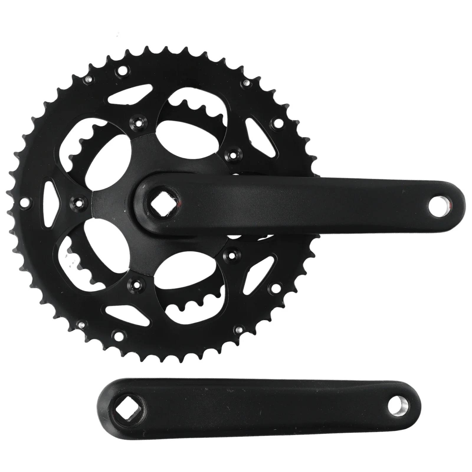 Bike Bicycle Double Chainwheel Cranket 34/50T AL6061 Aluminum Alloy Bicycle Chainwheel Double MTB Taper 170mm Crankset Chainset