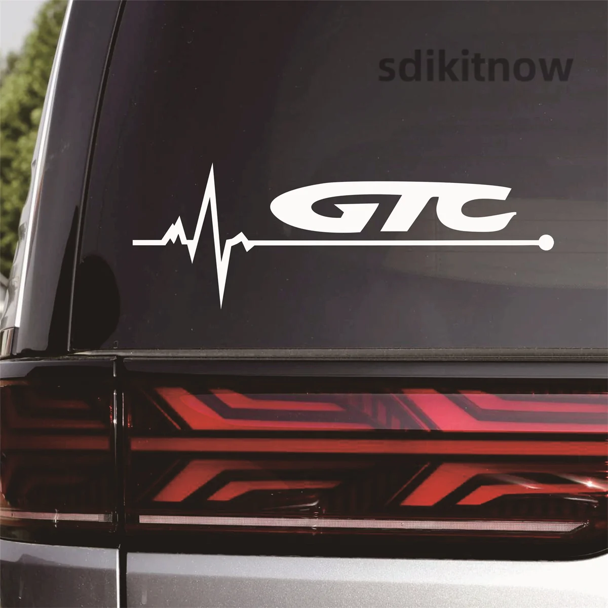 2 قطعة سيارة الفينيل الرياضة ملصق نافذة ملصق مائي التصميم اكسسوارات الديكور لأوبل gtc J H أسترا 2012 2013 2014 2015 2016 #3