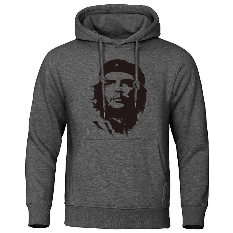 Hero Che Guevara Men's Hoodie Men's and Women's Fashion Simple Long sleeved Pullover Retro Harajuku Large Sweatshirt Clothing