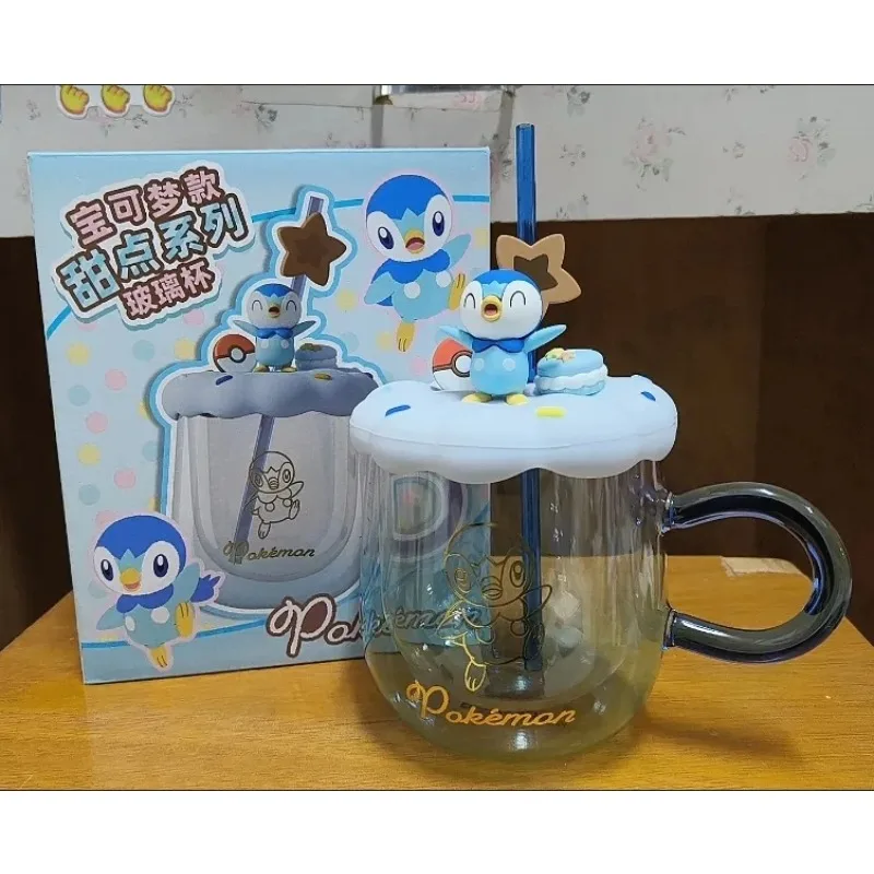 كارتون أنيمي بوكيمون كوب بقشة بيكاتشو ثلاثية الأبعاد لطيف دمية الشكل كوب ماء زجاجي ، كوب قهوة إبداعي هدية عيد ميلاد #5