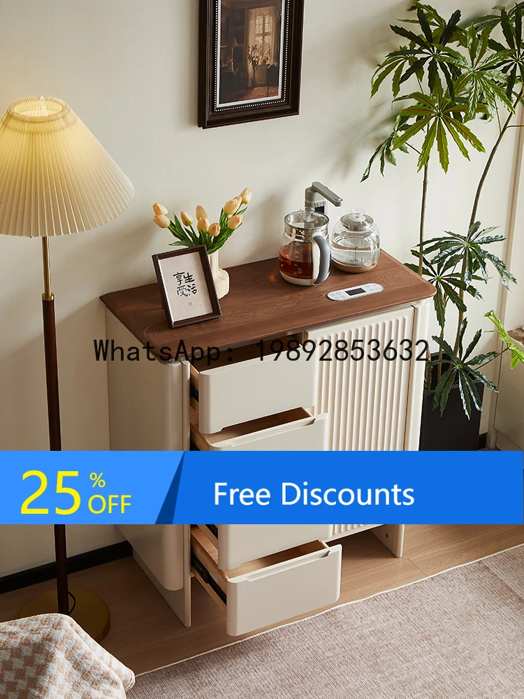 

Tea Bar Machine Light Luxury Modern High-End Water Dispenser Sideboard Cabinet Storage Cabinet Integrated High-End