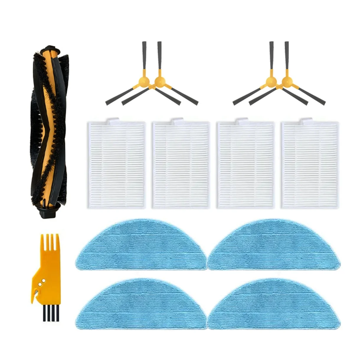 The New For Kabum Smart 500 / 700 Replacement Parts Accessories Main Side Brush Hepa Filter Mop Cloth