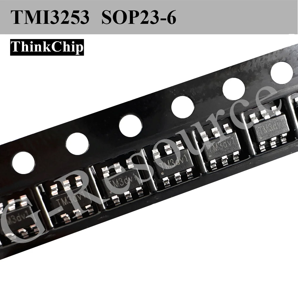 (100pcs) TMI3253 SOT-23-6 (Marking TM3dv1) DC-DC Converter for Battery Powered Equipment
