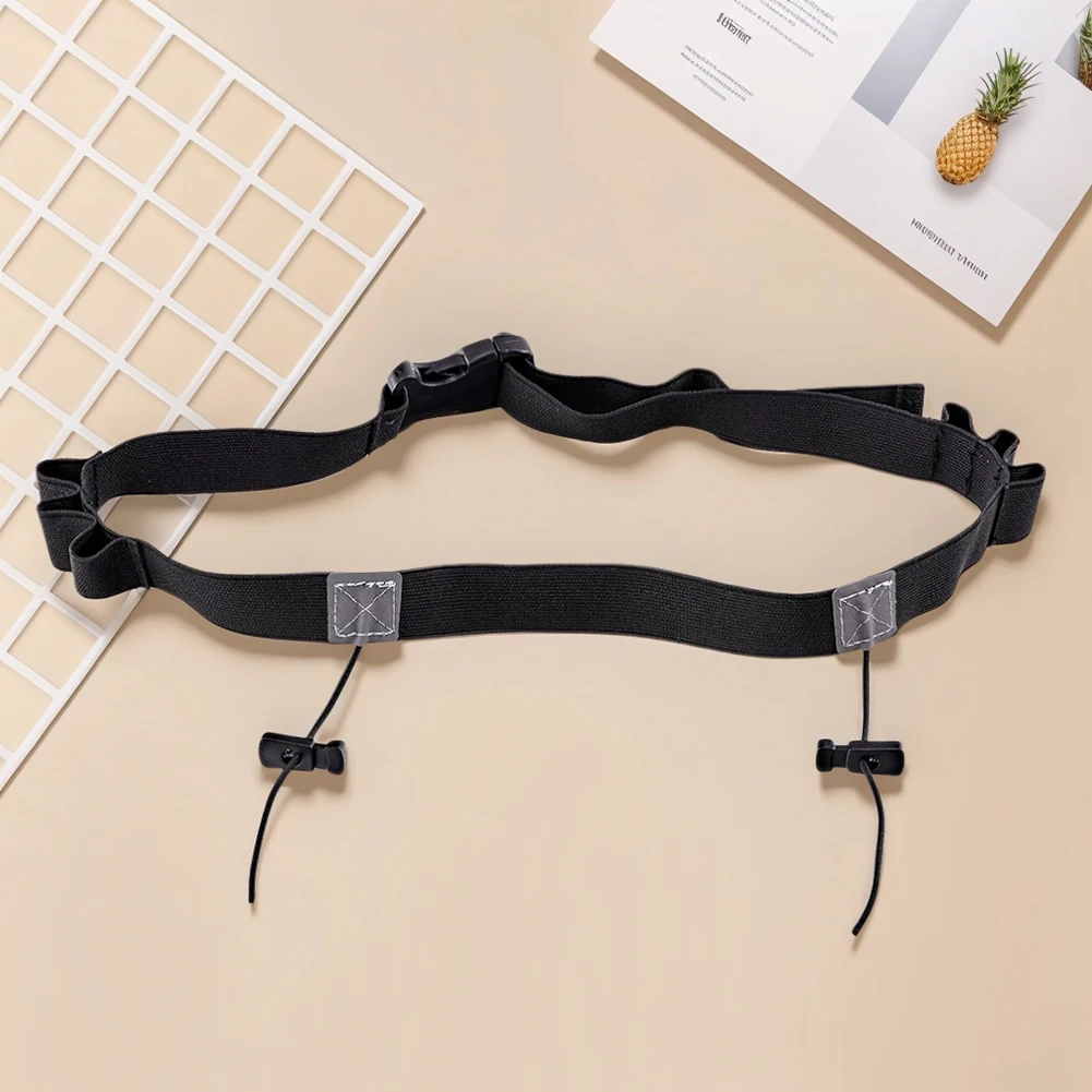 حزام رقم سباق الماراثون مع 6 حلقات حزام خصر للجري في الهواء الطلق حزام سباق الترياتلون لتشغيل الدراجات الماراثون