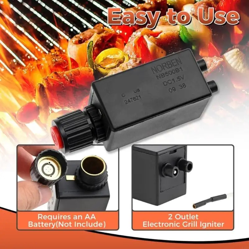 U0DE Grills Igniter Substituição Peça aquecimento Ignições Rod Grills Peça aquecimento