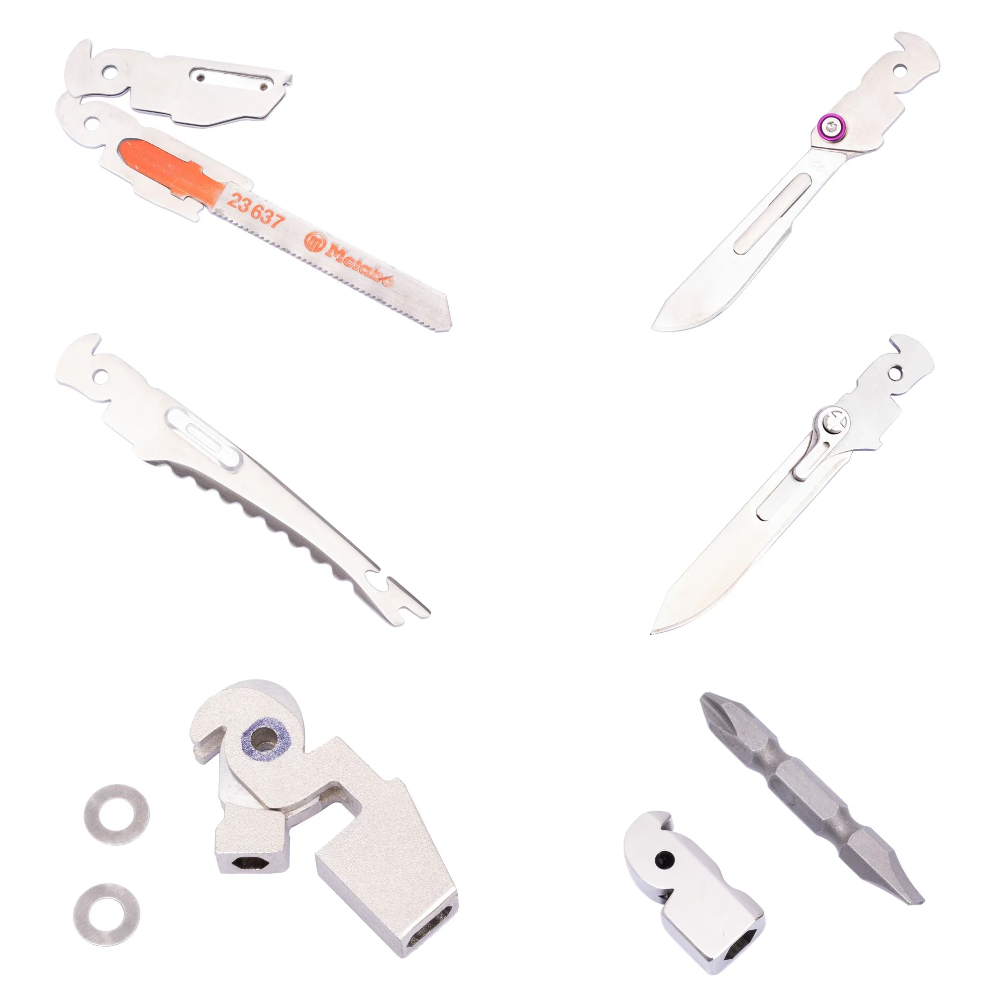 For LM Free P2 P4 ARC Series Saw Holder T-Shank Blade Scalpel DIY Modified Parts Pliers Tool Multifunction