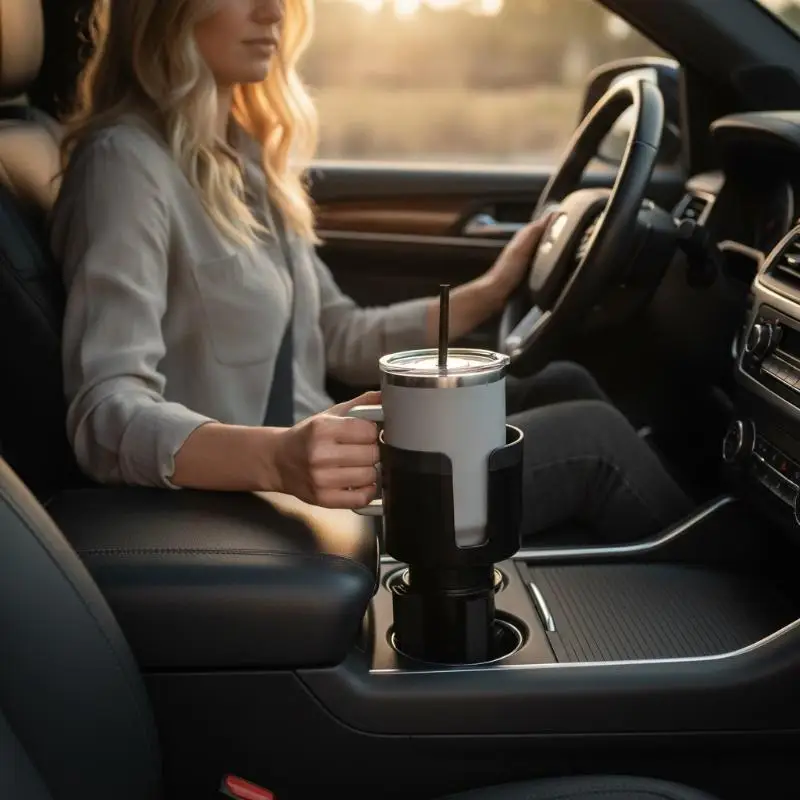 Rotatable Adjustable Expandable Car Cup Holder Universal Fit for Most Cars Drink Bottle Coffee Mug Holder Accessories
