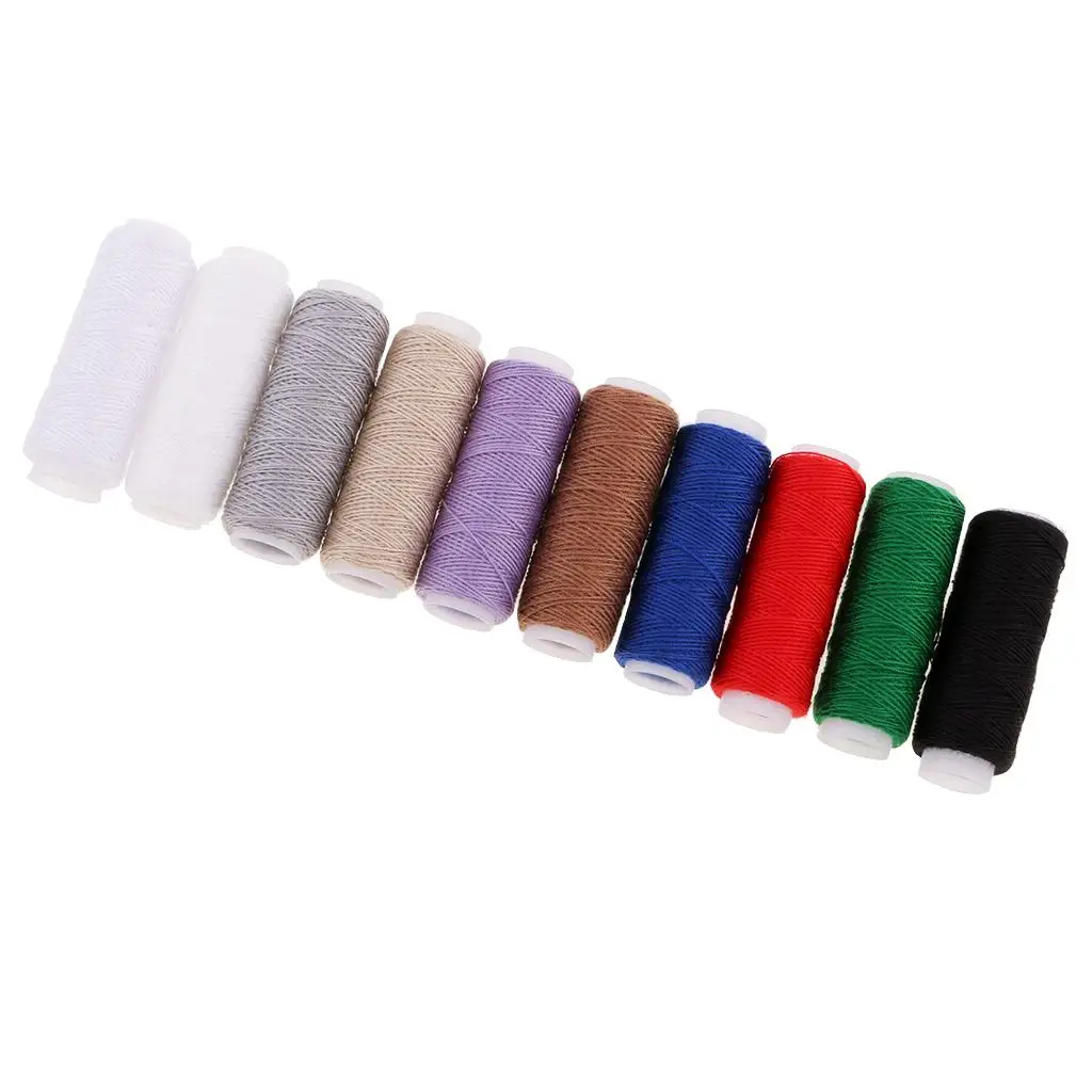 10 Spools Leather Jeans Sewing Thread Strong for Hand / Machine