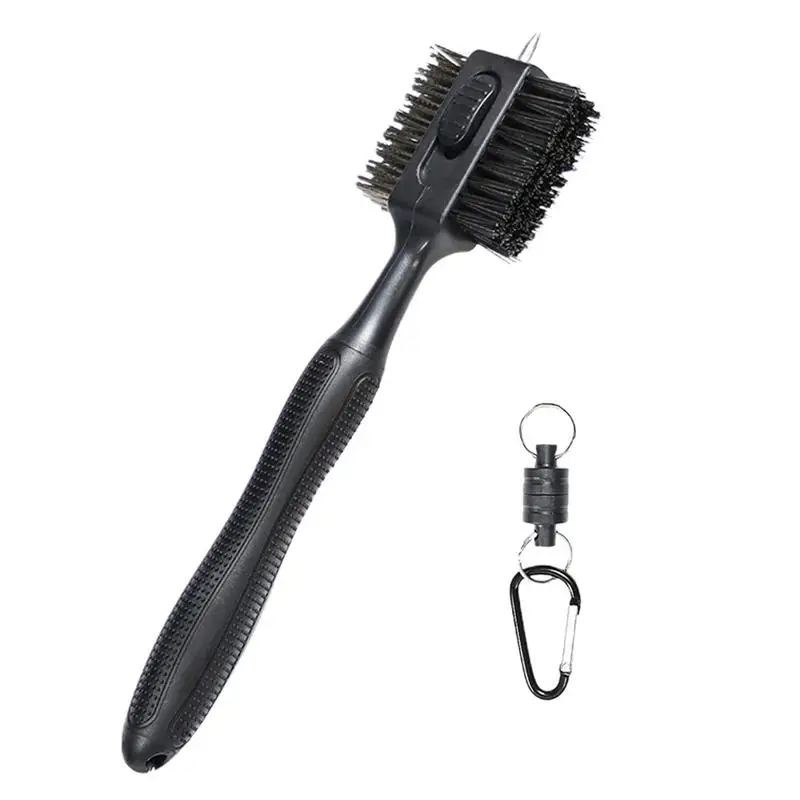 Golf Club Brush Golf Club Cleaner With Ergonomic Grip Golf Club Brush Groove Cleaner With Magnetic Keychain Oversized Brush Head