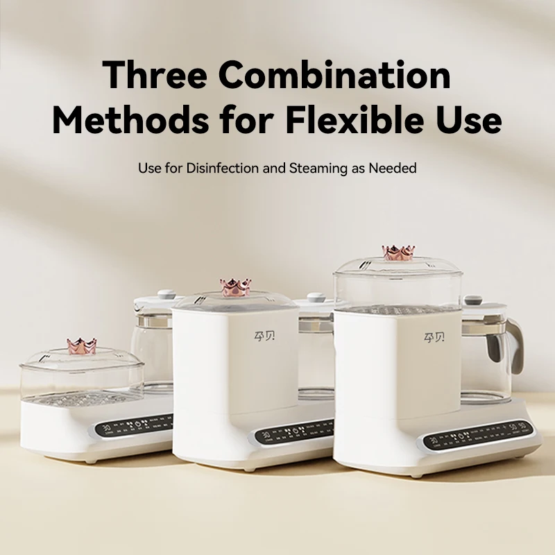 Pregnant Baby Bottle Temperature Regulator, Milk Sterilizer, 2-in-1 Baby Warm and Constant Temperature Kettle, Complementary Foo