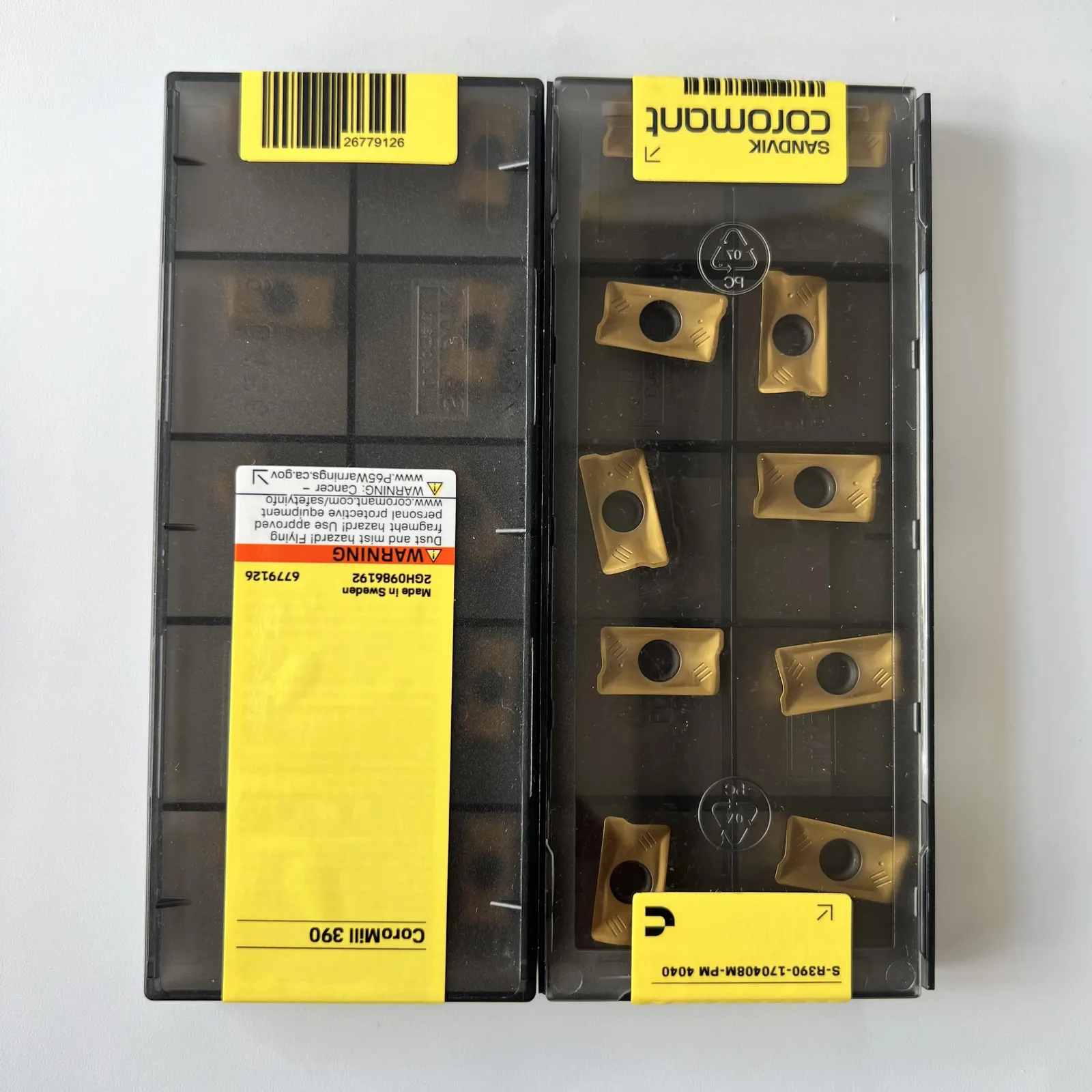 

SANDVIK / S-R390-170408M-PM 4040 / Лезвие с ЧПУ из твердого сплава, 10 шт.