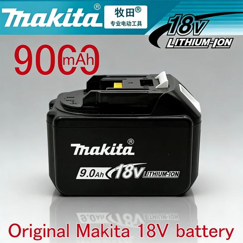 

Аккумулятор Makita BL1830 9000 мАч, 18 В, 9.0 Ач, перезаряжаемый, 100% оригинал, совместим с BL1815, BL1860, BL1840, для инструментов