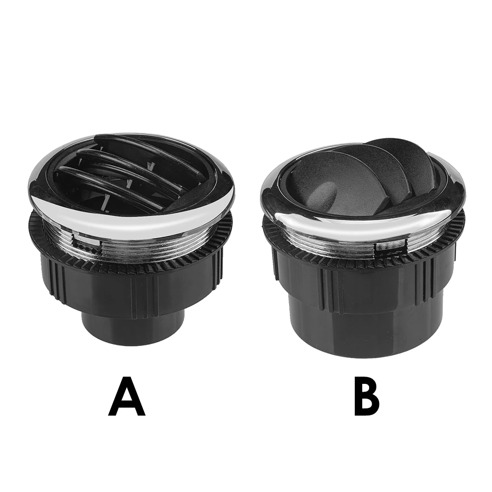 2.95 inch A/C Air Vents Outlets with Chrome Outdoor Universal Air Conditioning Personal Car Decoration for RV Bus