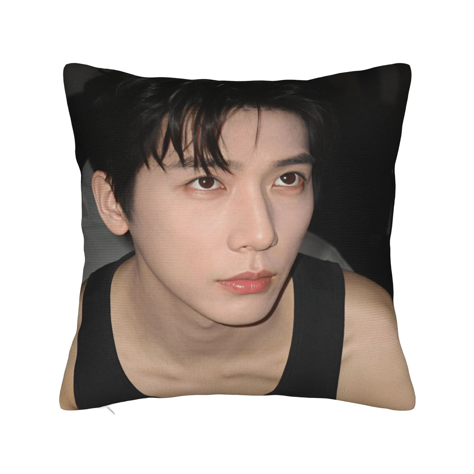 Wang Anyu Actor Pillow Case  Custom Pillow Cover For Living Room Chair Kawaii Cushion Cover