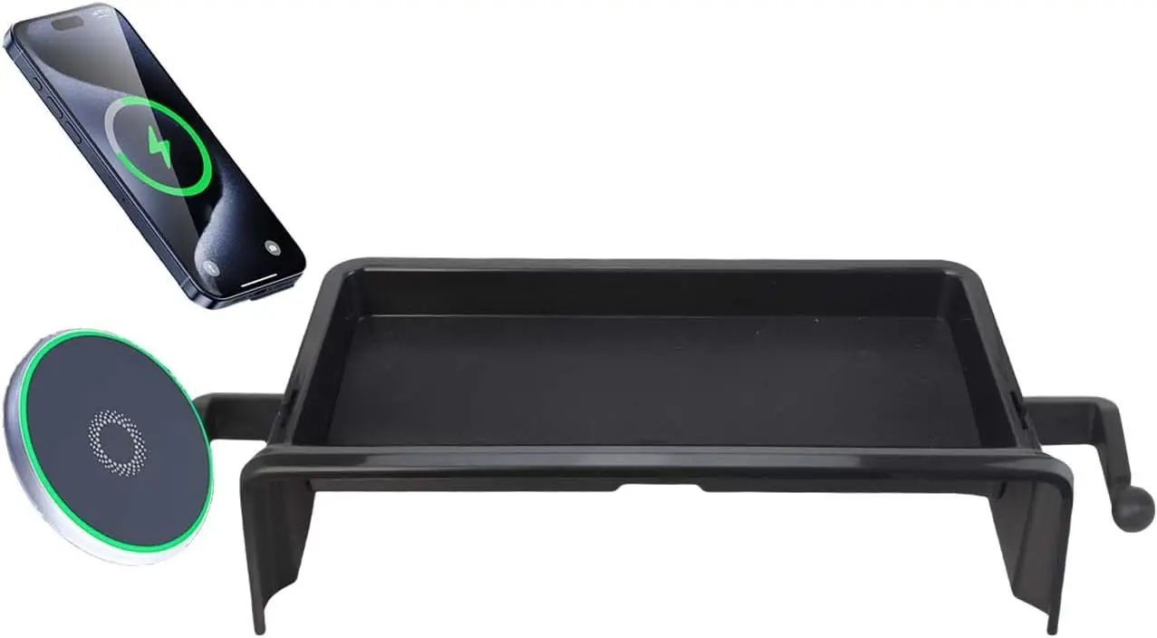 

Car Phone Holder for Toyota Grand Highlander 2024-2026, 15W Wireless Charger, 12.3' Touchscreen Compatible