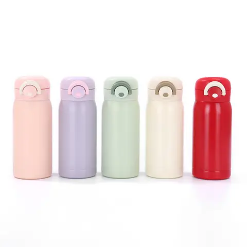 200ML Stainless Steel Pocket Cup Kids Insulated Cup Mini Thermos Cup Small Capacity Vacuum Flask Coffee Mug Hot Water Bottle