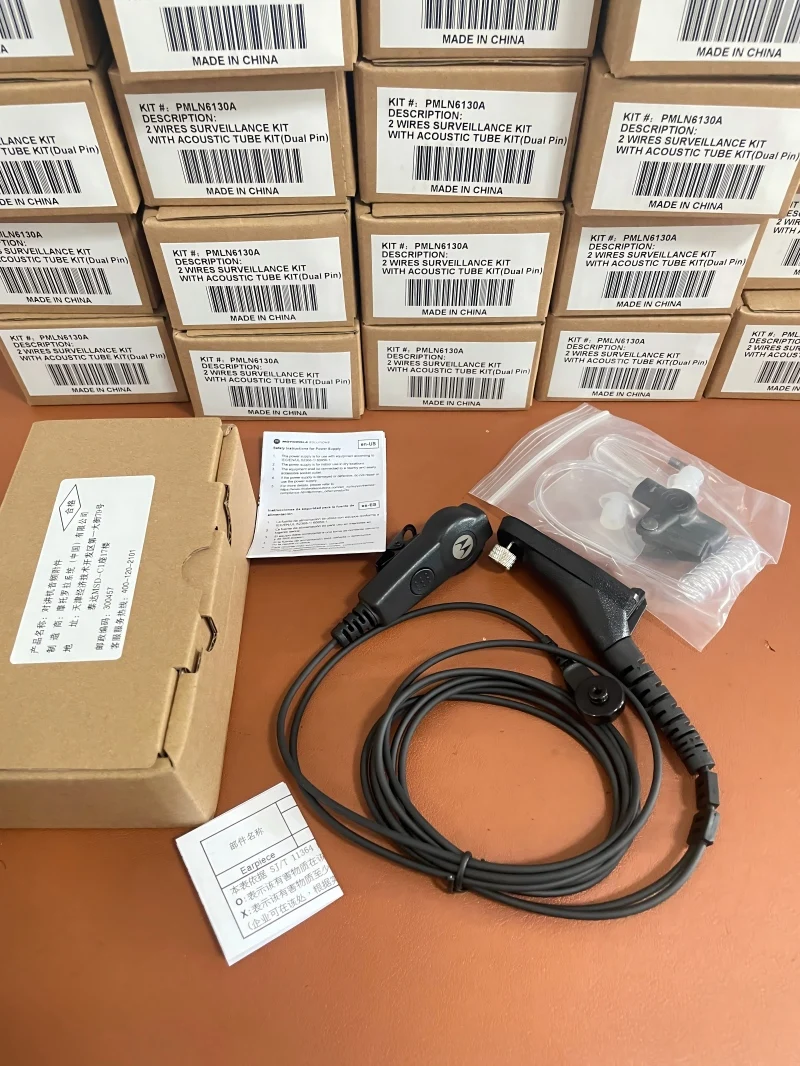 

Earphones for Motorola Radios: PMLN6130A Compatible with XIR P8668i, P8200, P8208, P8268, D8235, GP328D, XPR6550, XPR6500